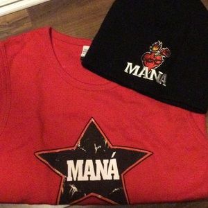 Authentic Mana beanie and shirt